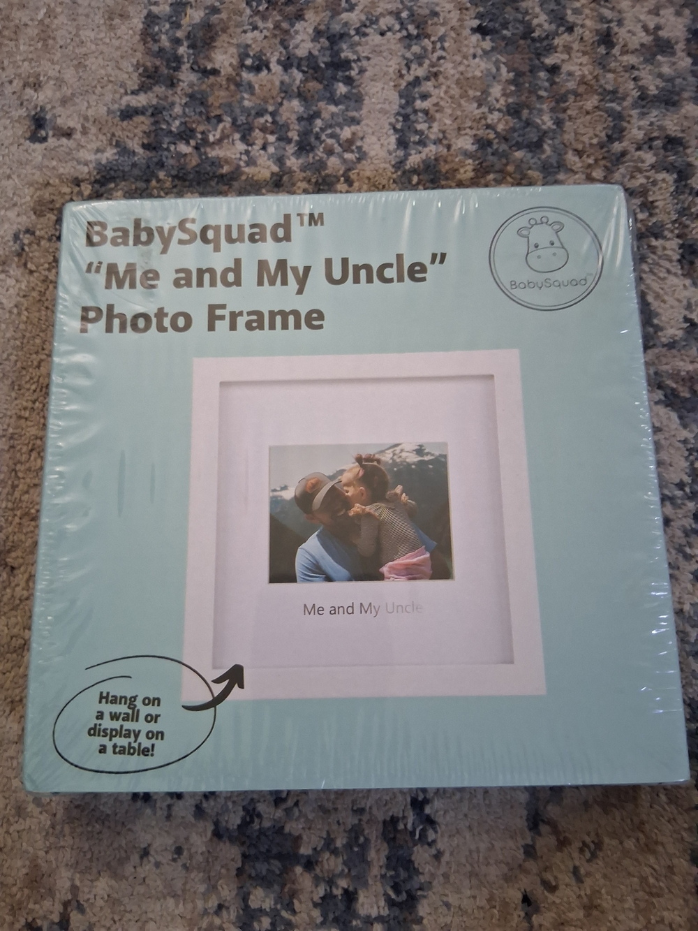 BabySquad "Me and My Uncle" Photo Frame - White